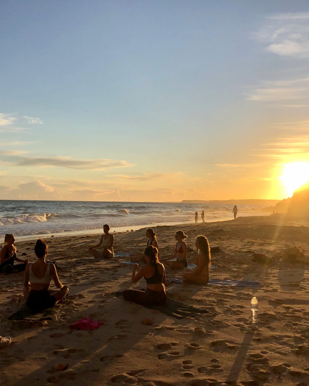 Sunset yoga