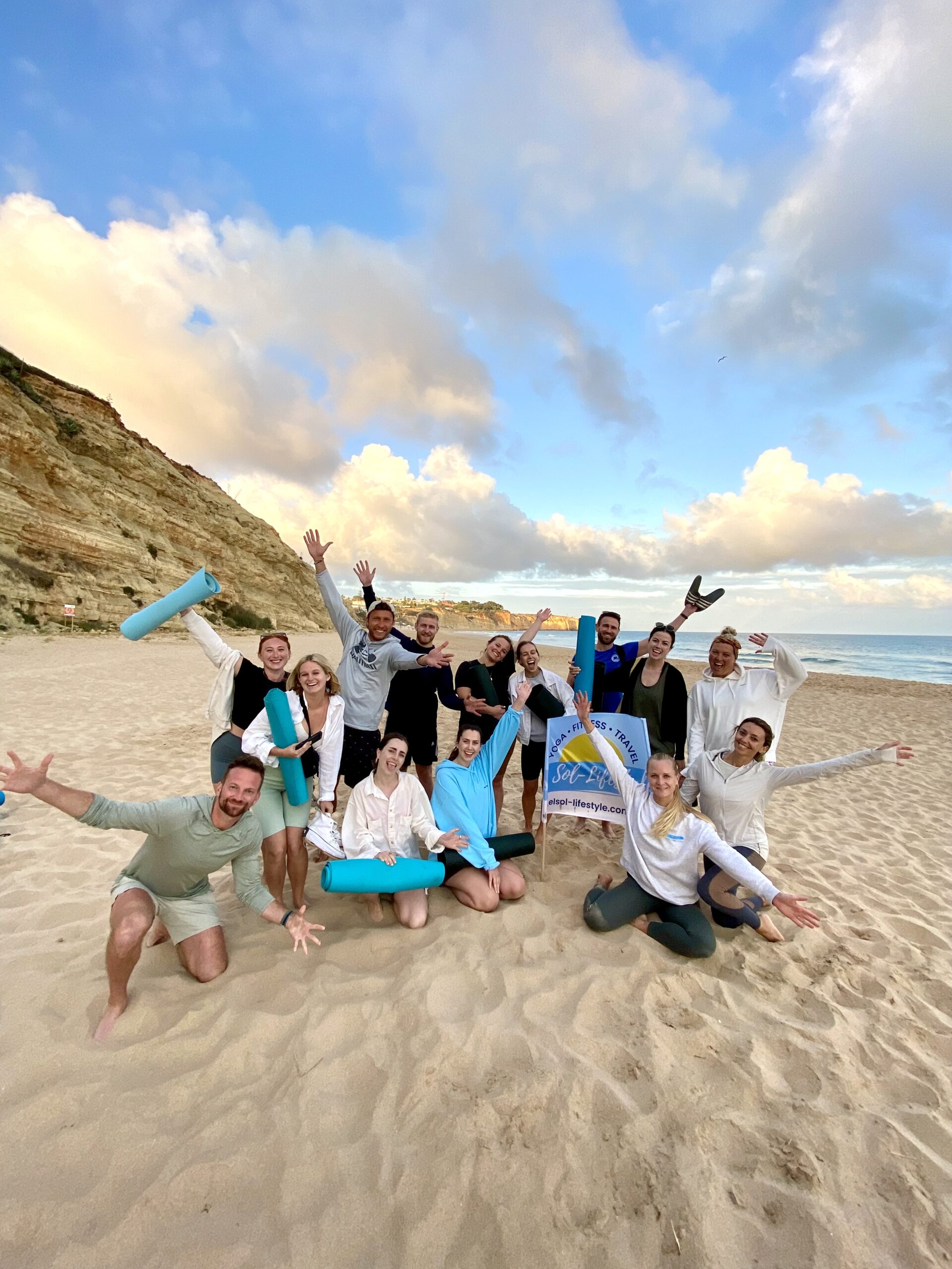 beach activity Fitxp Portugal Yoga